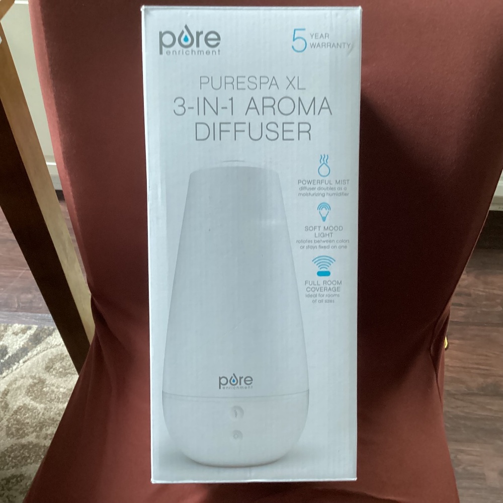 Pure Enrichment Purespa XL 3-in-1 Aroma Diffuser NEW